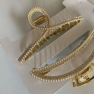 Sunday State Gold Hair Claw Clips